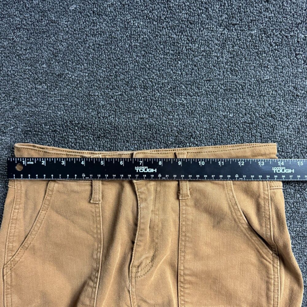 Judy Blue Slim Fit Carpenter Pants Rust Orange Utility Size 5/27 Cargo Utility - Picture 3 of 13